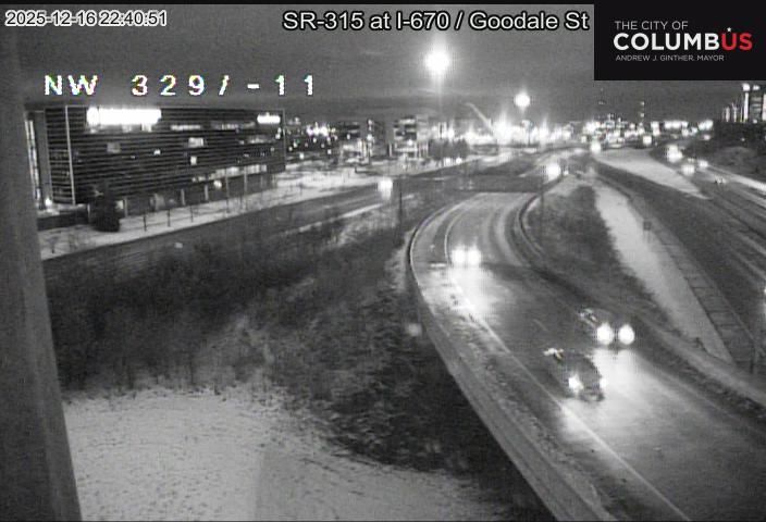 Harrison West: City of Columbus) SR-315 at I-670 - Goodale St