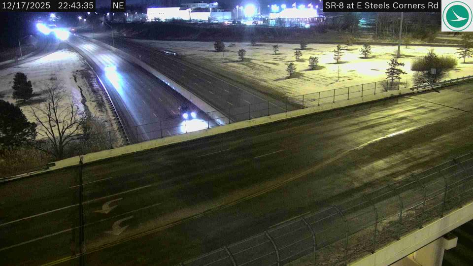 Stow: SR-8 at E Steels Corners Rd