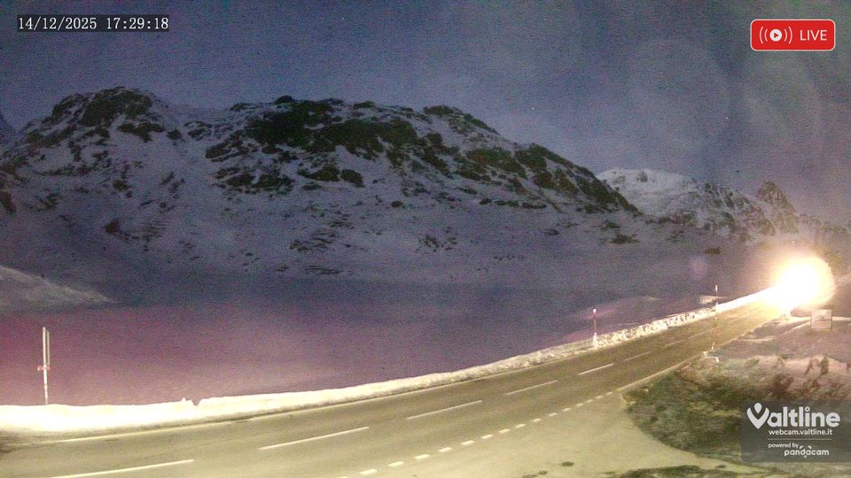 Poschiavo: Webcam PASSO BERNINA