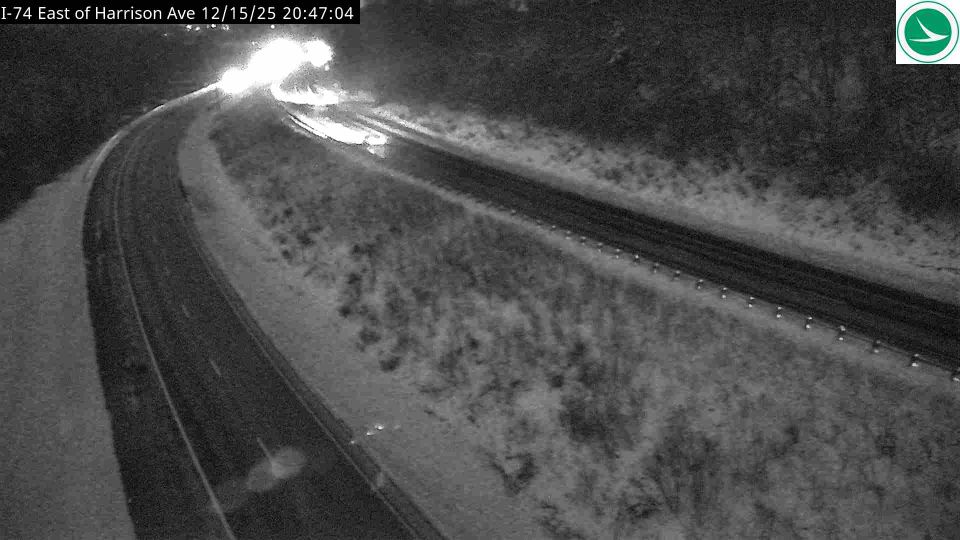 Dent: I-74 East of Harrison Ave