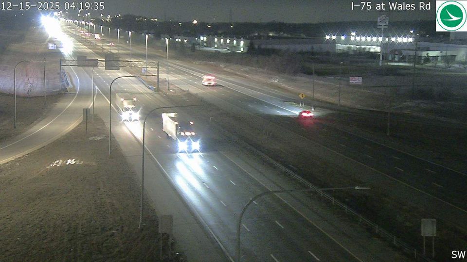 Northwood: I-75 at Wales Rd