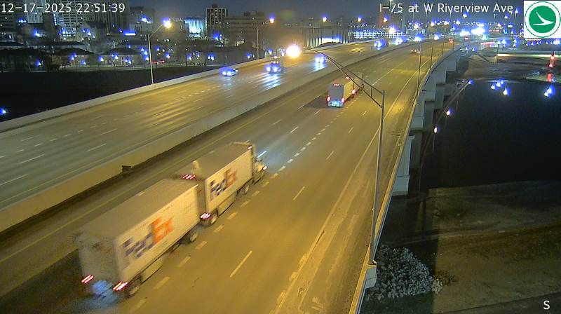 Dayton: McPherson Town Historic District: I-75 at W Riverview Ave