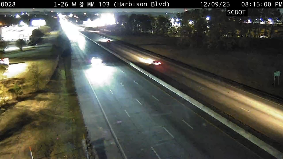 Columbia: I-26 W @ MM 103 (Harbison Blvd)