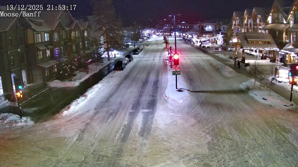 Downtown District: Banff Ave at Moose St