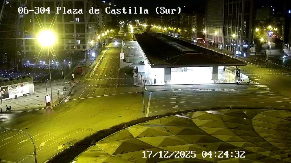 Madrid: Castillejos: PLAZA DE CASTILLA (SUR)