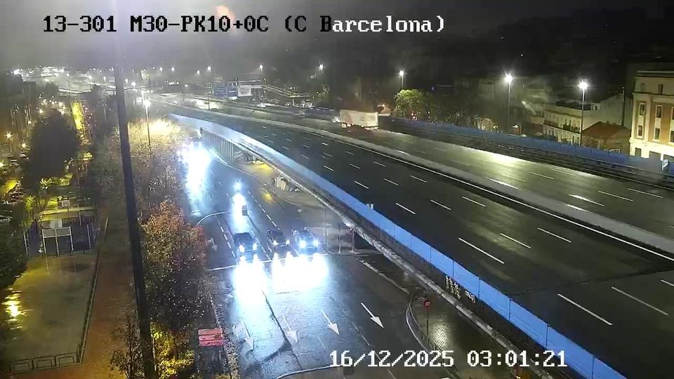 Madrid: Adelfas: M30 - PK10+000 C (CIUDAD DE BARCELONA)