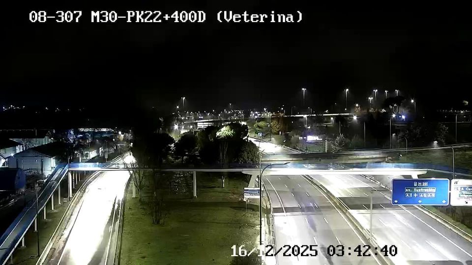 Madrid: M30 - PK22+400 D (VETERINARIA)