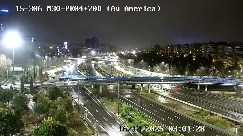 Madrid: San Pascual: M30 - PK04+700 D (AV AMERICA)