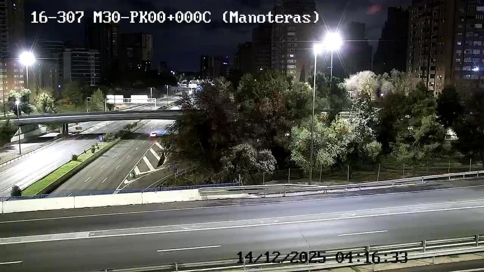 Madrid: Valverde: M30 - PK00+000 C (MANOTERAS)