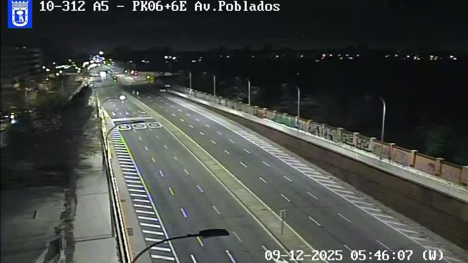 Madrid: Arroyo Meaques: A5 - PK 6+600 E (AV POBLADOS)