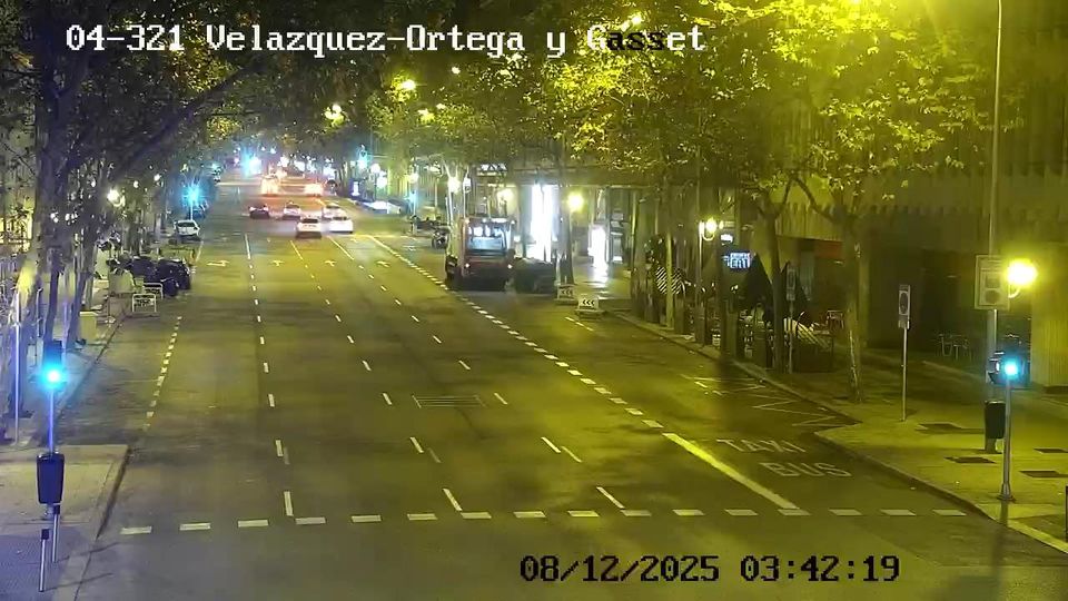 Madrid: Castellana: VELAZQUEZ - JOSE ORTEGA Y GASET