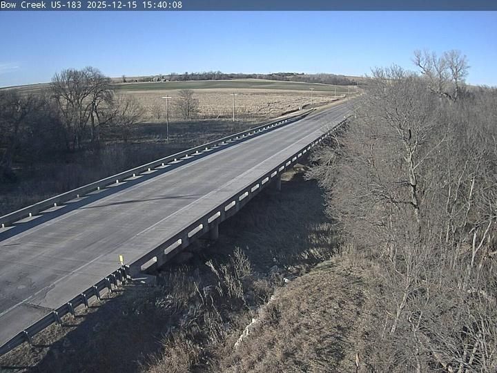 Stockton: US-183 at - Bridge over Bow Creek