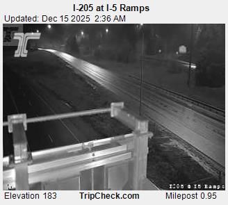 Norwood: I-205 at I-5 Ramps