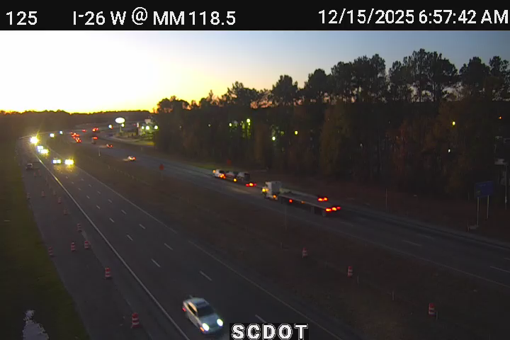 Silver Lake: I-26 W @ MM 118.5