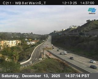 San Diego: Grantville › West: C211) I-8 : Waring Road T