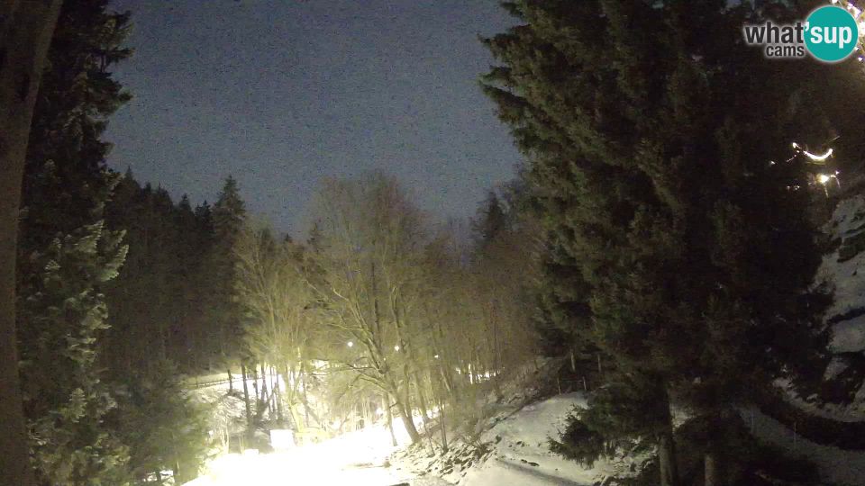 Spalona: LIVE Webcam - Cross Country Ski Resort livecam Bystrzyckie Mountains
