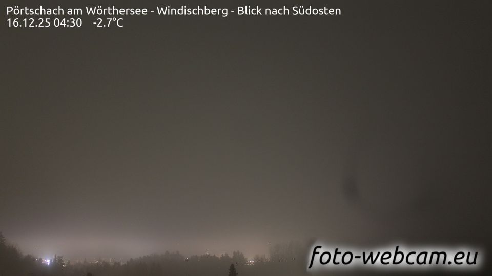 Portschach am Worther See: Pörtschach am Wörthersee - Windischberg - Blick nach Südosten
