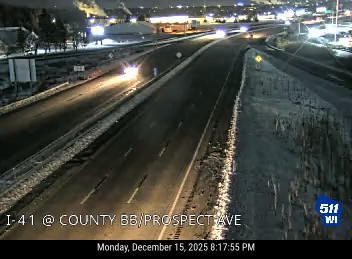 Suamico: I-41 at County BB