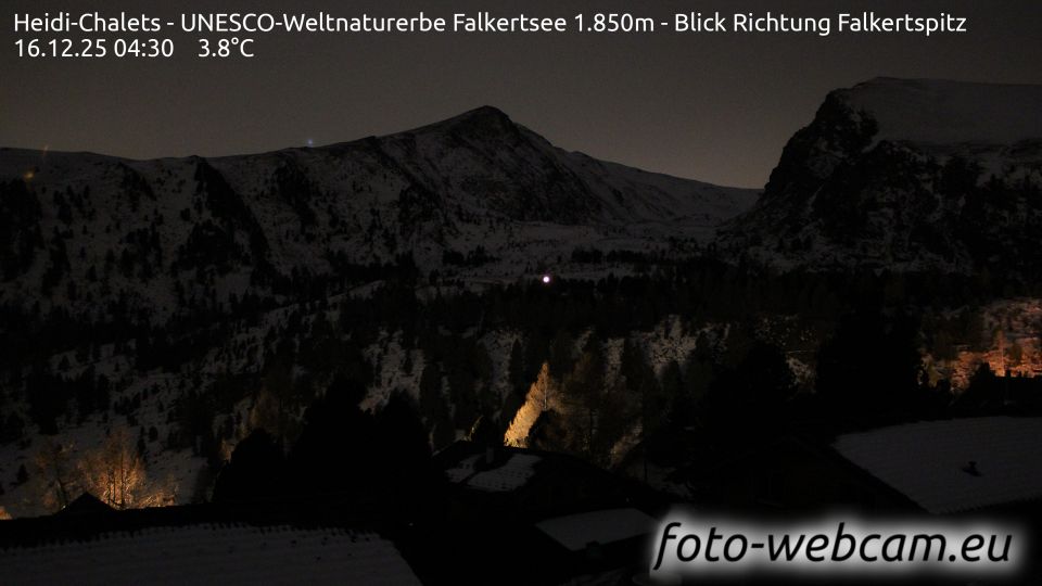Reichenau: Heidi-Chalets - UNESCO-Weltnaturerbe Falkertsee 1.850m - Blick Richtung Falkertspitz