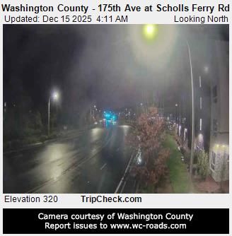 Beaverton: Neighbors Southwest: Washington County - 175th Ave at Scholls Ferry Rd