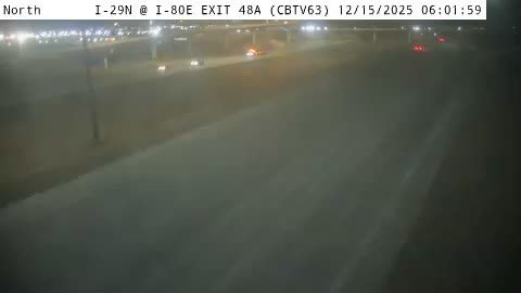 Council Bluffs: CB - I-29 NB @ I-80 EB EXIT 48A (63)
