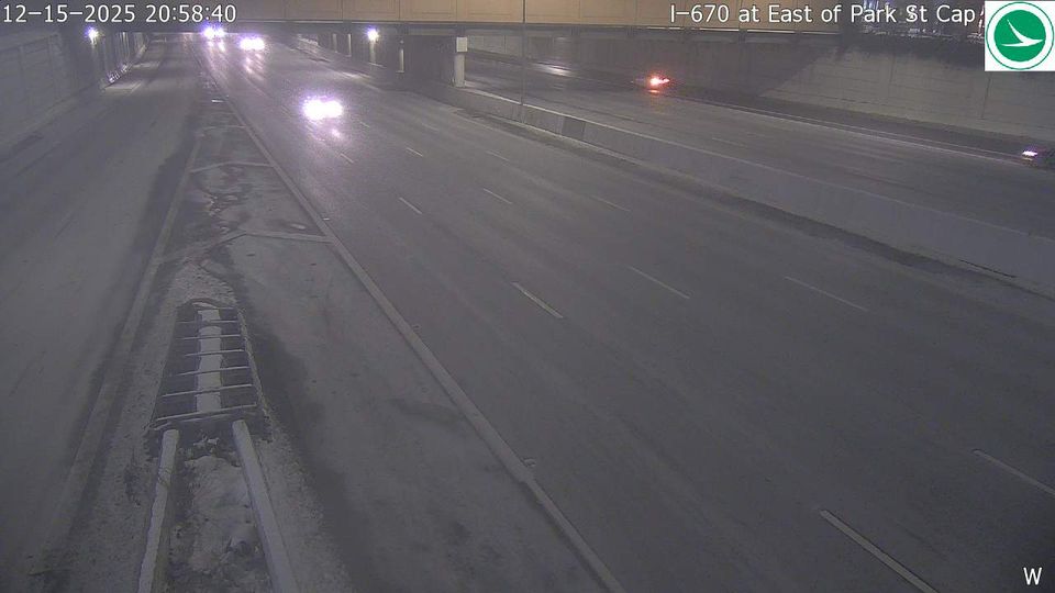 Park Street District: I-670 at East of Park St Cap