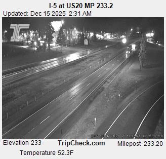 Albany: I-5 at US20 MP 233.2