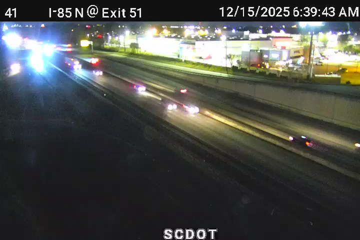 Greenville: I-85 N @ Exit 51 (Woodruff Rd)