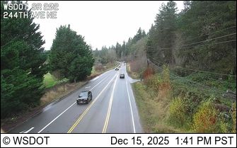 Ames Lake: SR 202 at MP 13: 244th Ave NE
