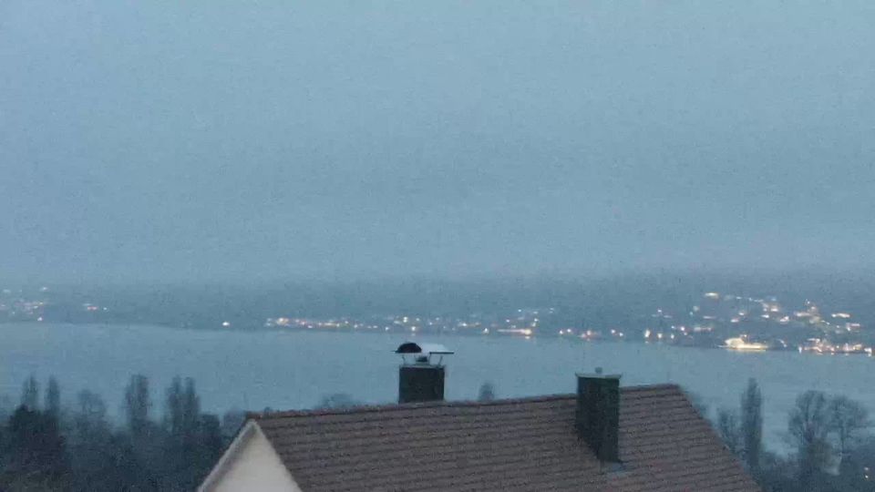 Gaienhofen: Livespotting - Webcam über dem Bodensee mit Alpenpanorama und Seeblick