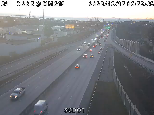 Charleston: I-26 E @ MM 218
