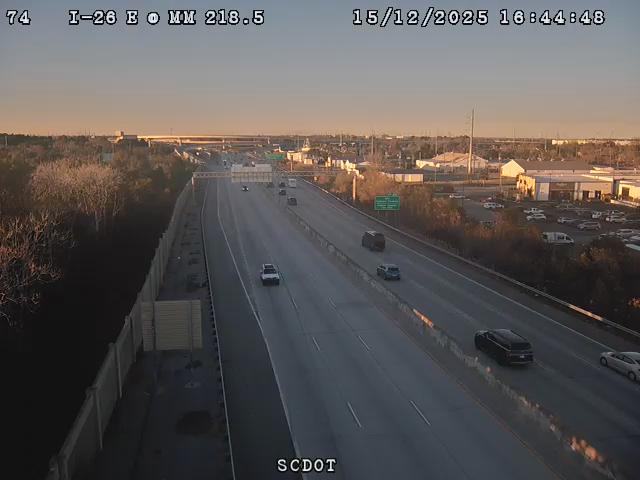 Charleston: I-26 E @ MM 218.5