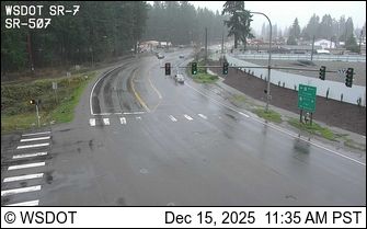 Spanaway: SR 7 at MP 47.38: Roy Wye (SR 507)