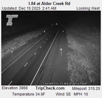 Pleasant Valley: I-84 at Alder Creek Rd
