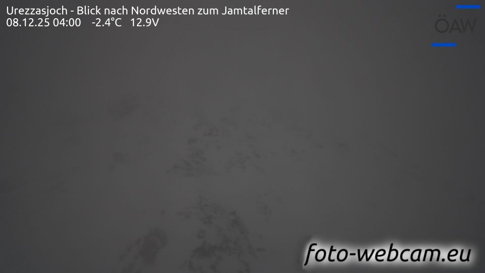 Scuol: Urezzasjoch - Blick nach Nordwesten zum Jamtalferner