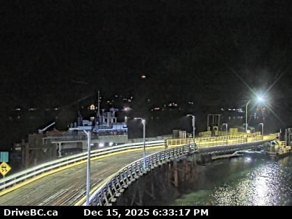 Area E › South: Balfour ferry terminal, looking south at ferry loading ramp