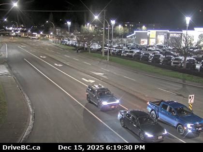 Courtenay › North: Highway 19A at Ryan Road in - looking northbound