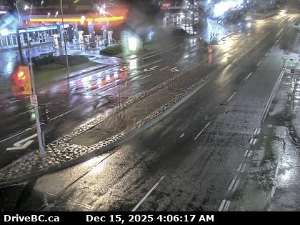 Courtenay › West: Highway 19A at Ryan Road in - looking westbound