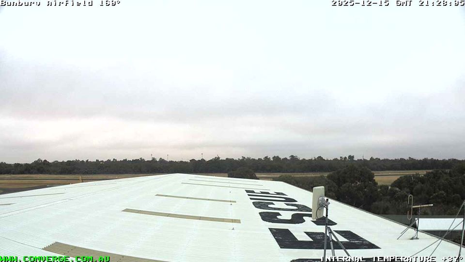 Porepunkah › South-east: Bunbury Airport -> 160 deg