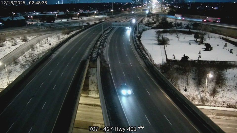 Etobicoke: Highway 401 near Highway 427