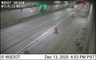 Seattle: Montlake › West: SR 520 @ MP 1 - Lid WB