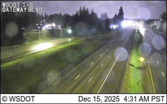 Lacey: I-5 at MP 111.2: Gateway Blvd