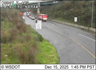 Renton: I-405 at MP 2.8: Talbot Rd, NB Ramp