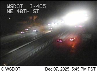 Kirkland: I-405 at MP 16.3: NE 48th St