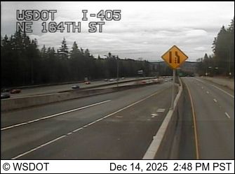 Bothell: I-405 at MP 22.8: NE 164th St