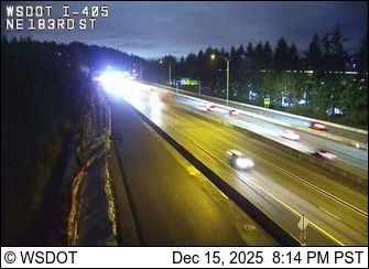 Bothell: I-405 at MP 23.9: NE 183rd St