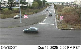 Everett: SR 526 at MP 1.4: Airport Rd, EB