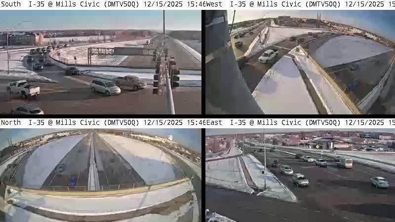 West Des Moines: DM - I-35 SB @Mills Civic (50Q)