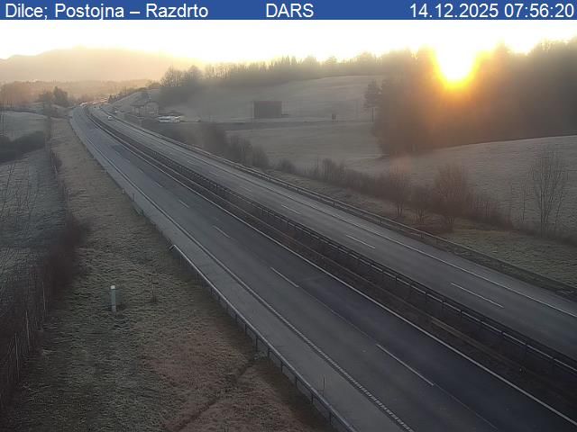 Postojna: A1/E61/E70, Ljubljana - Koper, Razdrto