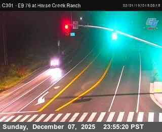 Pala Mesa: C301) EB 76 at Horse Creek Ranch Rd